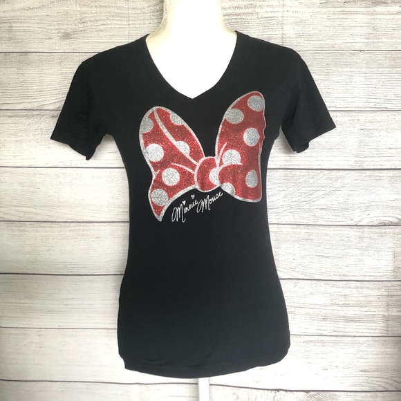Disney Tops - Disney | Minnie Mouse Bow Tee